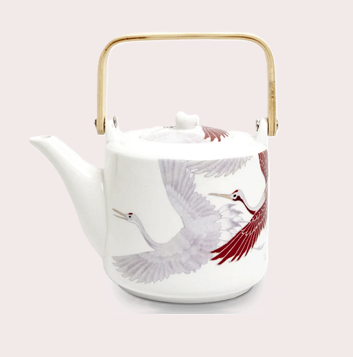 Theepot en Theekopjes Kraanvogel