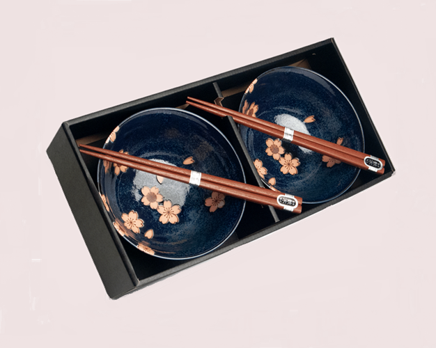 EDO Udon-Bowl set Pink Sakura