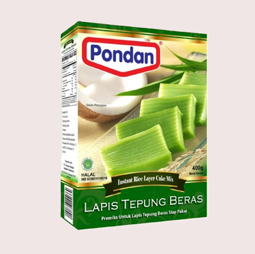 Pondan Lapis Tepung Beras (400gr)