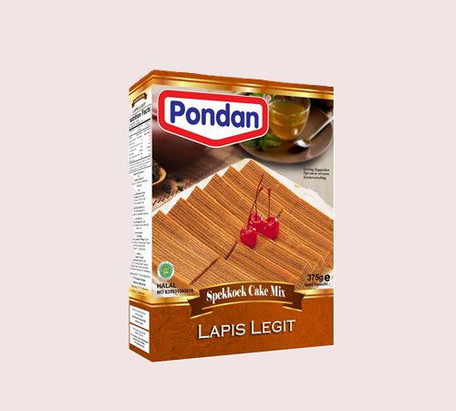 Pondan Lapis Legit spekkoek (375gr)