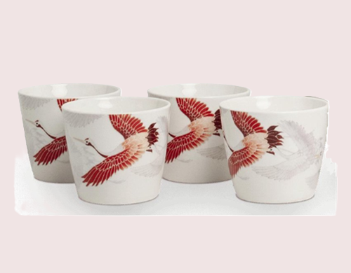 Theepot en Theekopjes Kraanvogel
