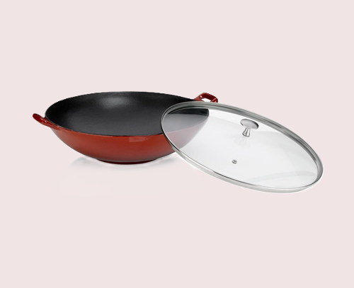 Gietijzeren wokpan (36cm)