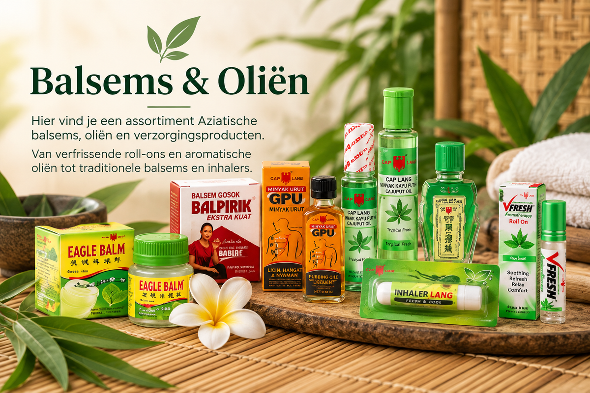 Indonesische Balsems & Oliën