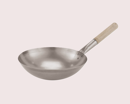 Wokpan - Ronde bodem