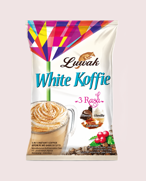 LUWAK Witte Koffie 3 Smaken (200 gr)