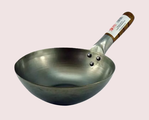 Wokpan - Ronde bodem