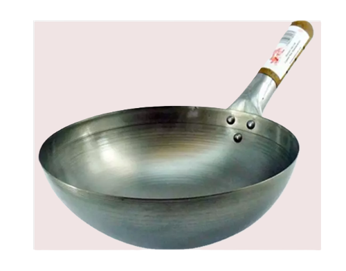 Wokpan - Ronde bodem