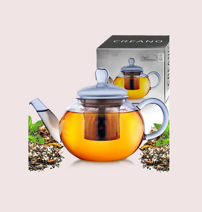 Creano - Glazen Theepot (800ml)
