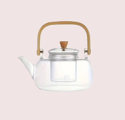 Theepot met bamboe handvat (950ml)