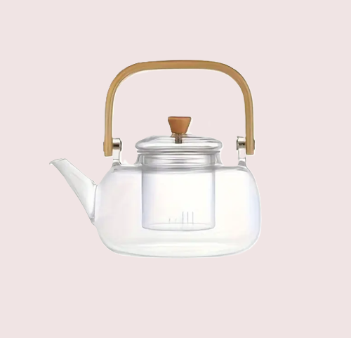 Theepot met bamboe handvat (950ml)