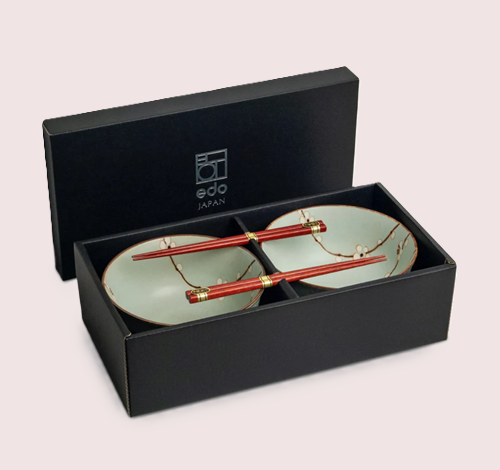 EDO Udon-Bowl Set HANA GREEN